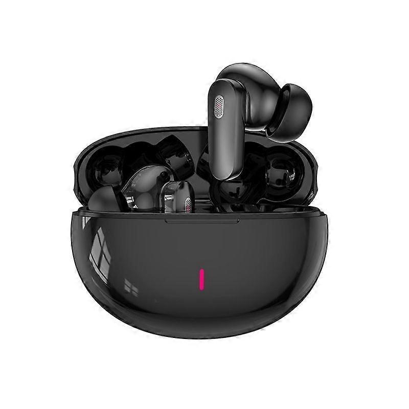 Wireless Bluetooth headset, Bluetooth 5.3, built-in microphone, excellent sound quality, suitable for running and walking(Black)