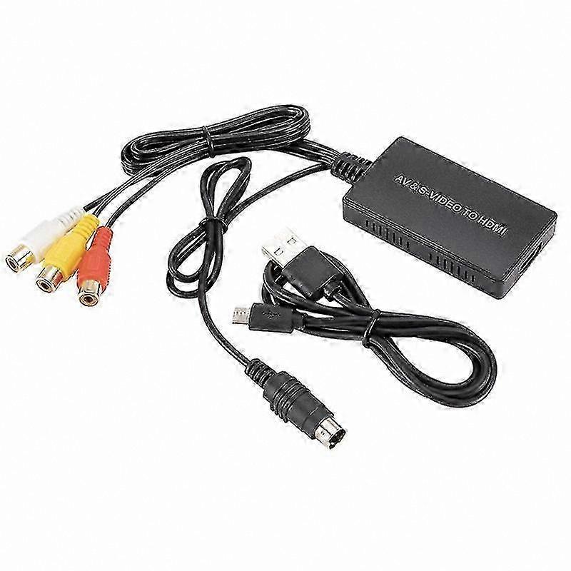 S-Video to HDMI Adapter with RCA Support for 1080p Resolution
