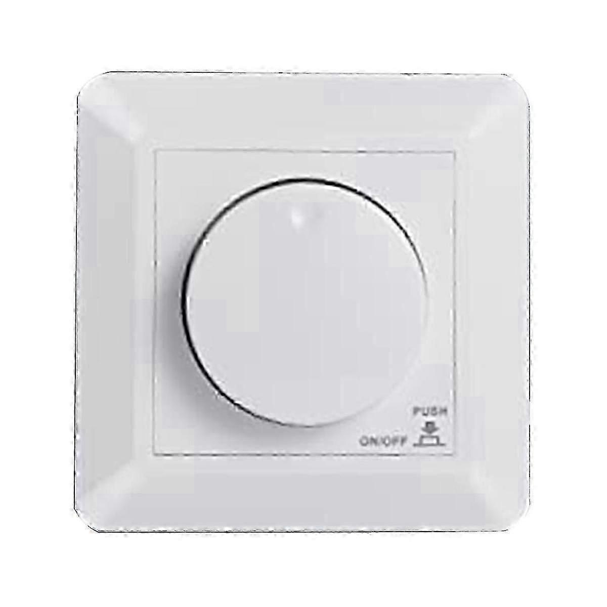 LED Dimmer Switch, Flush-Mounted Dimmer for Dimmable LED and Halogen, 5-300 W Dimmer Switch LED, Phase Control Dimmer