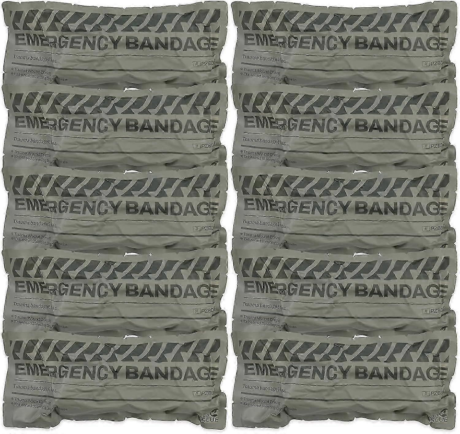 2025 Latest Model 6" Emergency Compression Bandage Strile Trauma Wound Dressing