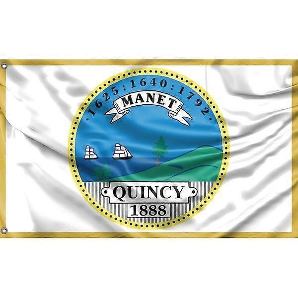 Quincy Flag Massachusetts USA Pattern 719