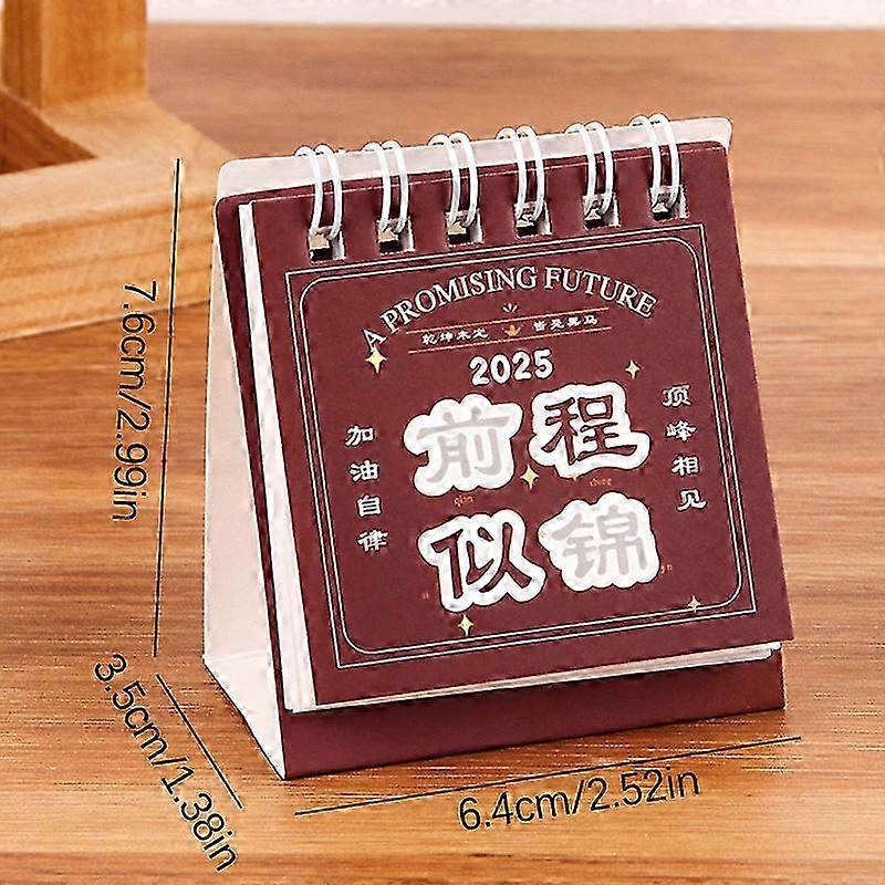 Cartoon Mini Desk Calendar 2025 Small Desktop Calendar For Home Office School Supplies To Do List Advent Calendar 2025