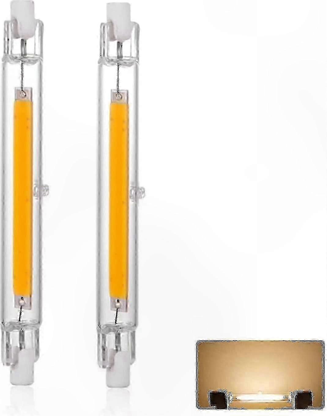 Dimmable R7s LED Bulb 118mm, 30W Warm White 3000K 3000LM, Replacement for 300W Halogen J-Type Linear Lamp, 360 Lighting, Energy Efficient