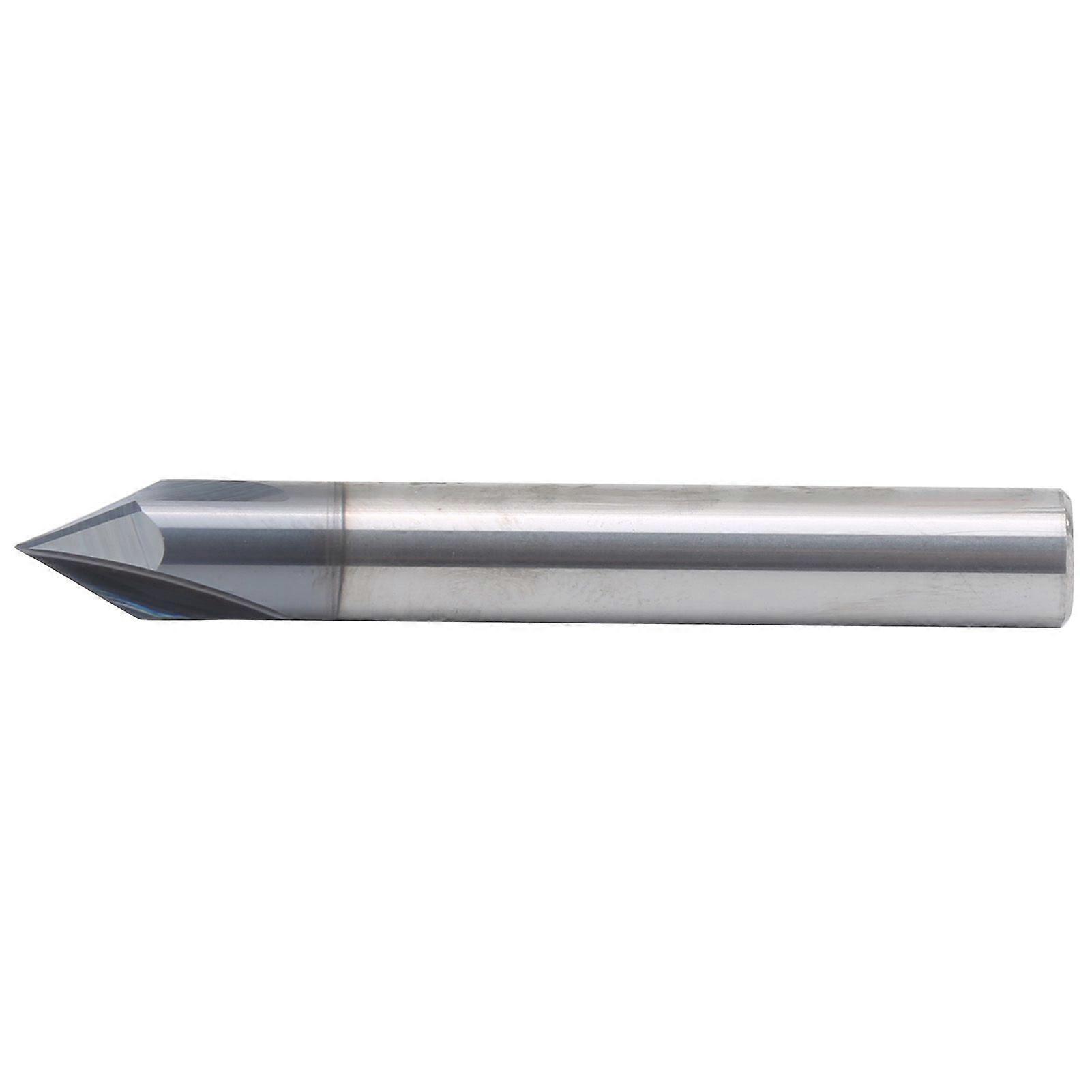 Chamfer End Mill 3 Flute 60 Milling Cutter Tungsten Steel CNC Carving Polishing Router BitD8 x 60 x 60L