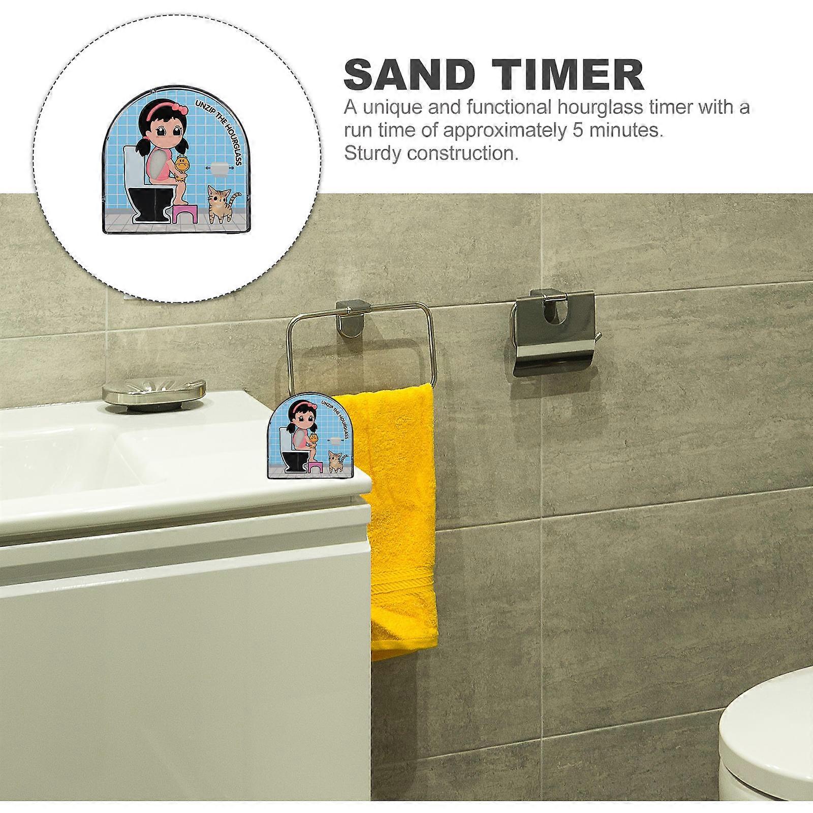 Sand Timing Bathroom Multi Color Abs Pc Material Timer 1Pack