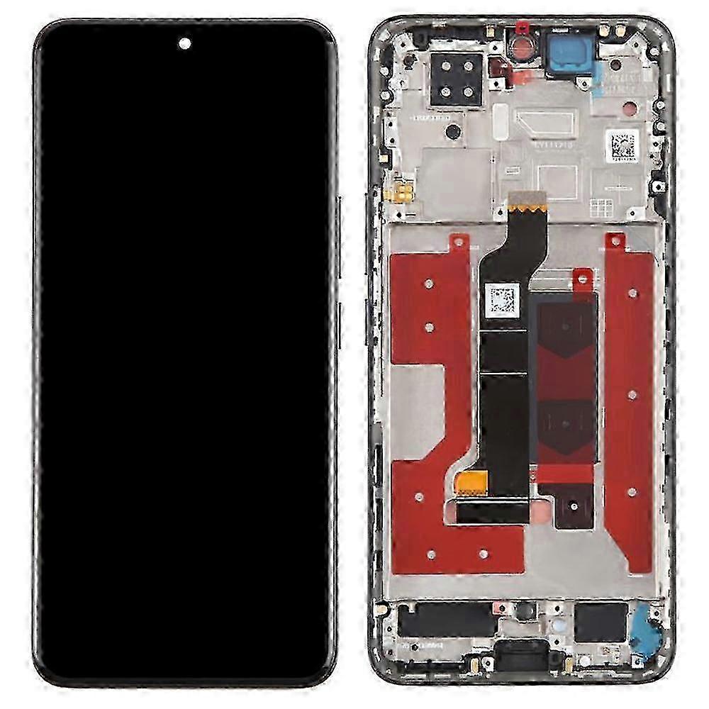 Compatible For Honor 200 5G ELI-AN00, ELI-NX9 OEM Grade S OLED Screen and Digitizer Assembly + Frame (Without Logo)