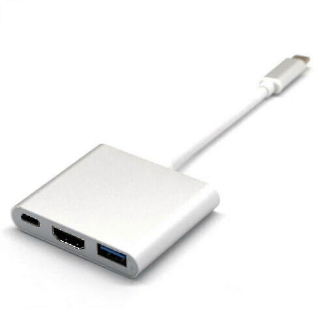 For Apple Laptop Type C Usb-c Hub Adapter Cable 4k Hdmi Usb 3.0