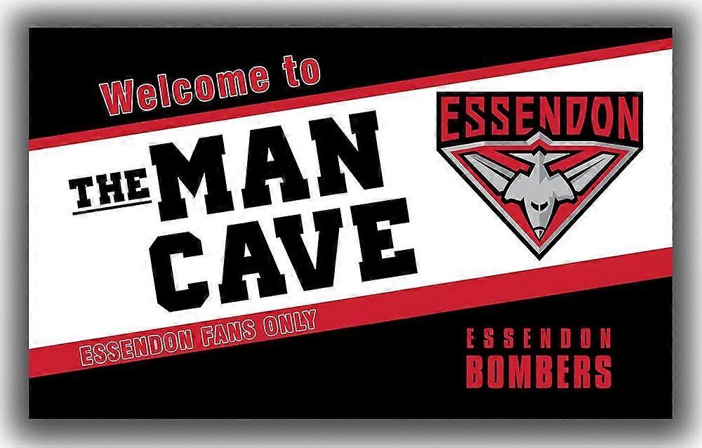 Essendon fotballag minneverdig flaggbomber Man Cave banner