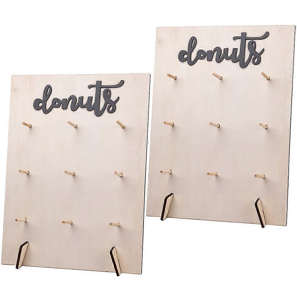 Donut Display Board for Party 6Sets Donut Stand Holder