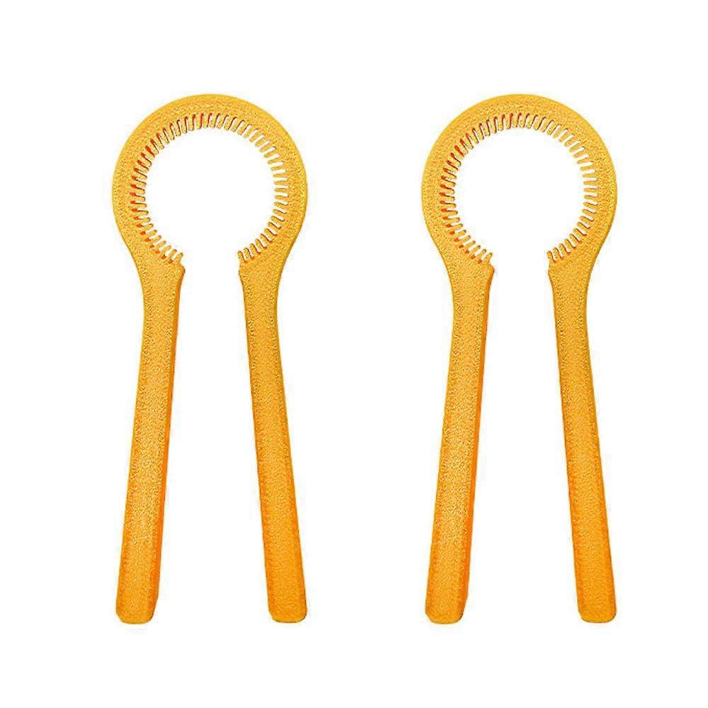 Bottle Opener 2Pack Multifunctional For Capsules, Home Kitchen Bartender Yellow