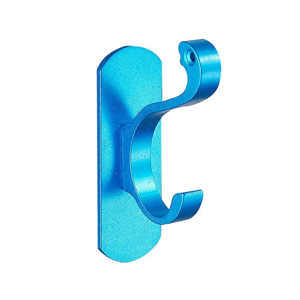 Wall-Mounted Hanging Hook for Clothes 3Pcs Sky Blue Aluminum