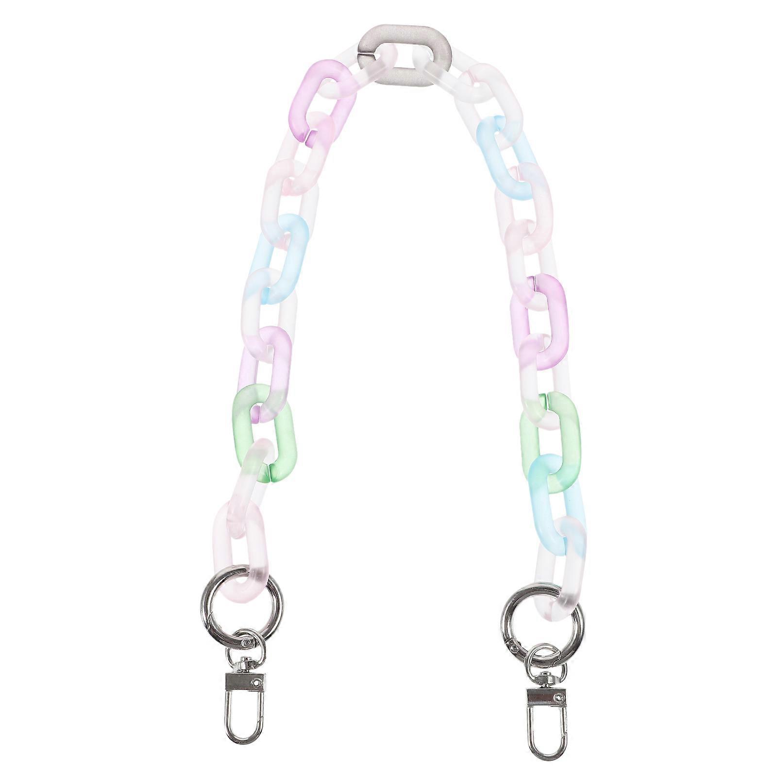 Replacement Handbag Chain 3Pcs Acrylic Zinc Alloy Attachment For Bags And Refined Look