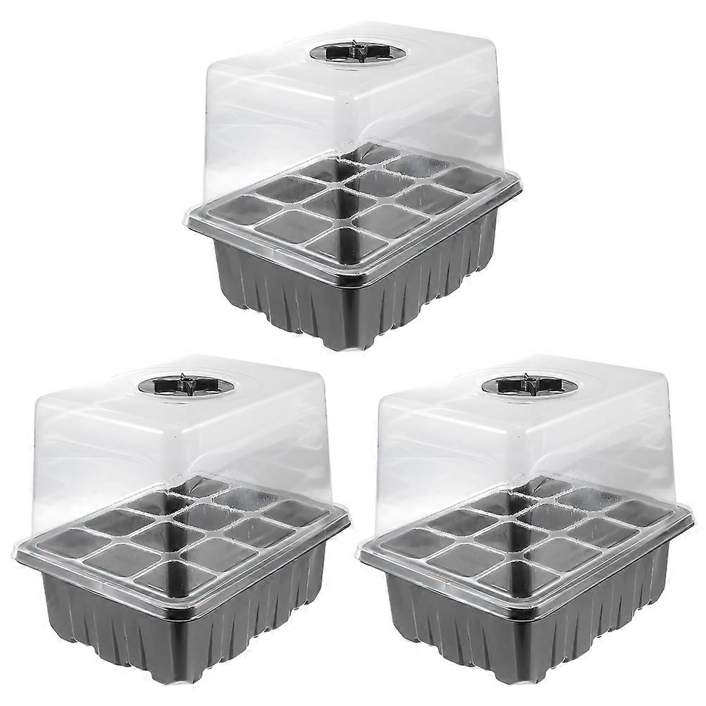 Durable Plastic Planting Box for Germination Starter Tray 9Pcs