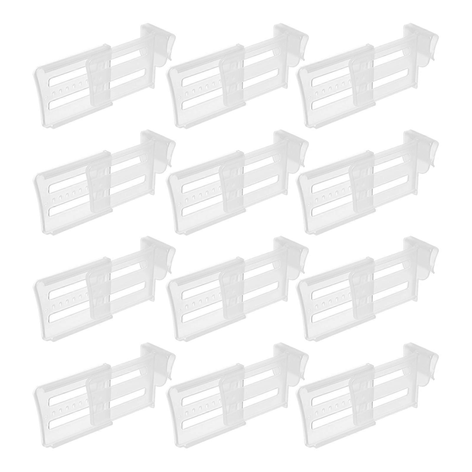 Fridge Shelf Organizer Divider Clip for Refrigerator 24Pcs Set