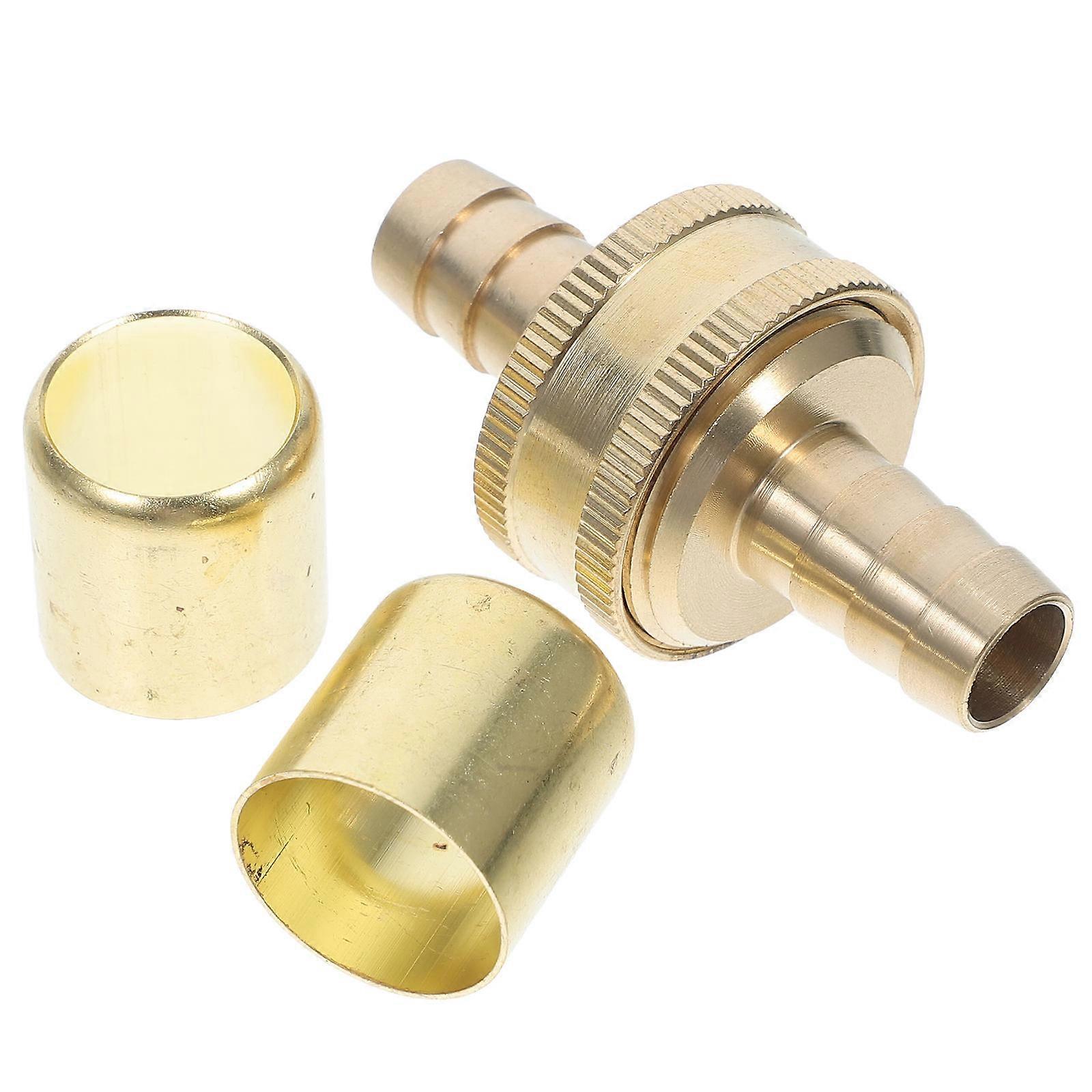 Garden Hose Quick Connect Brass Fitting for Irrigation Use 2Pcs