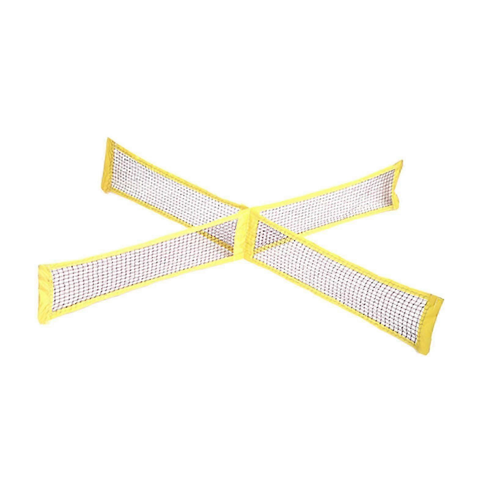 4-Way Volleyball Badminton Handball Net for Adults Kids Easy Setup