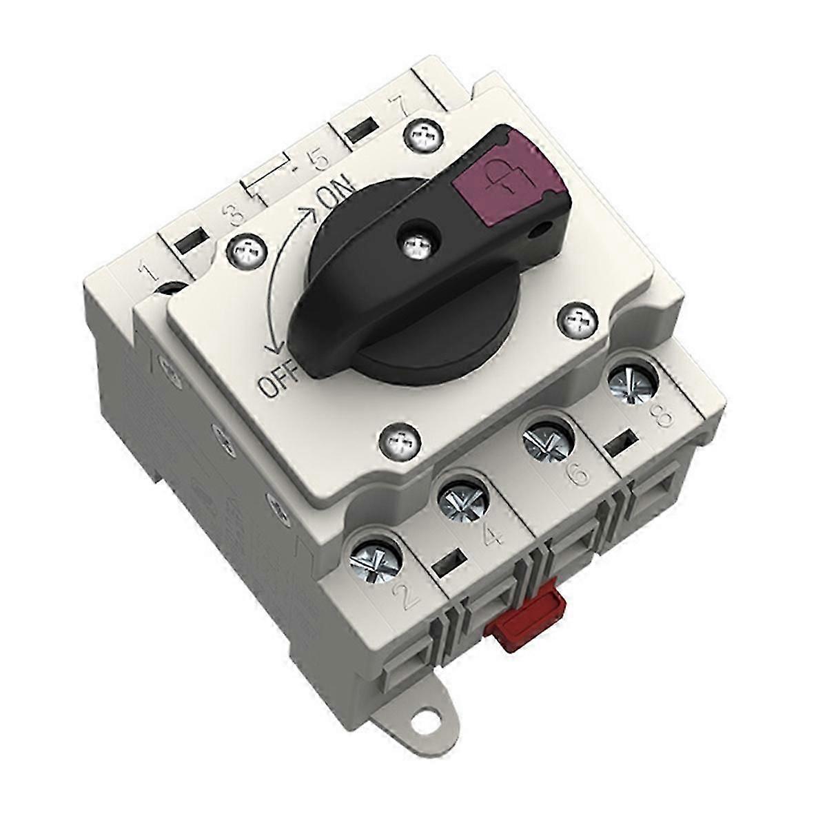 Solar Isolator Switch PV DC 1200V 32A Solar Rotating Handle Isolator Rotary Switch Disconnector for Solar Device A