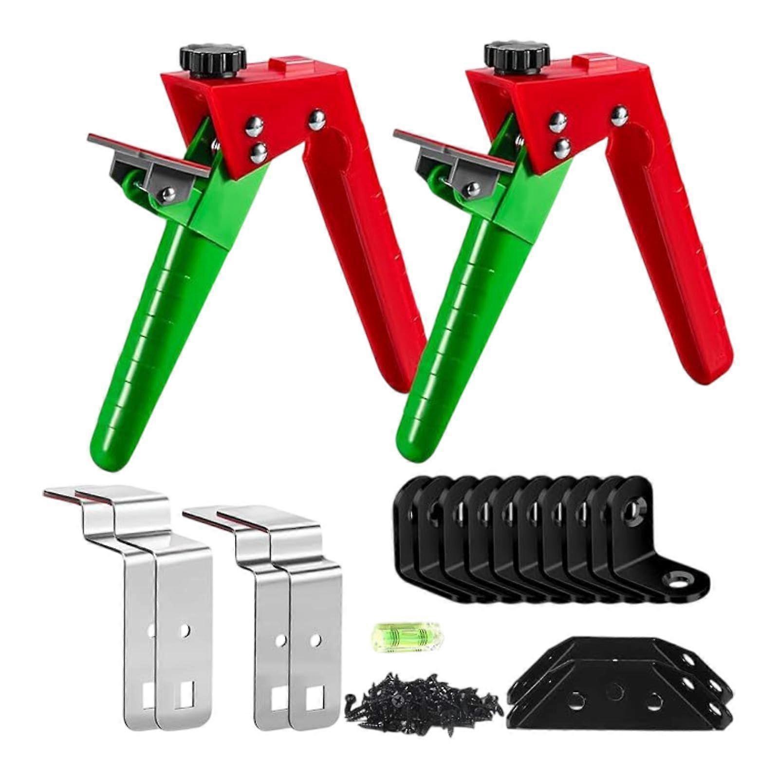 2X Adjustable Drawer Panel Fixing Clamps Universal Drawer Front Clamps Woodworking Clips For Cabinets Dresser