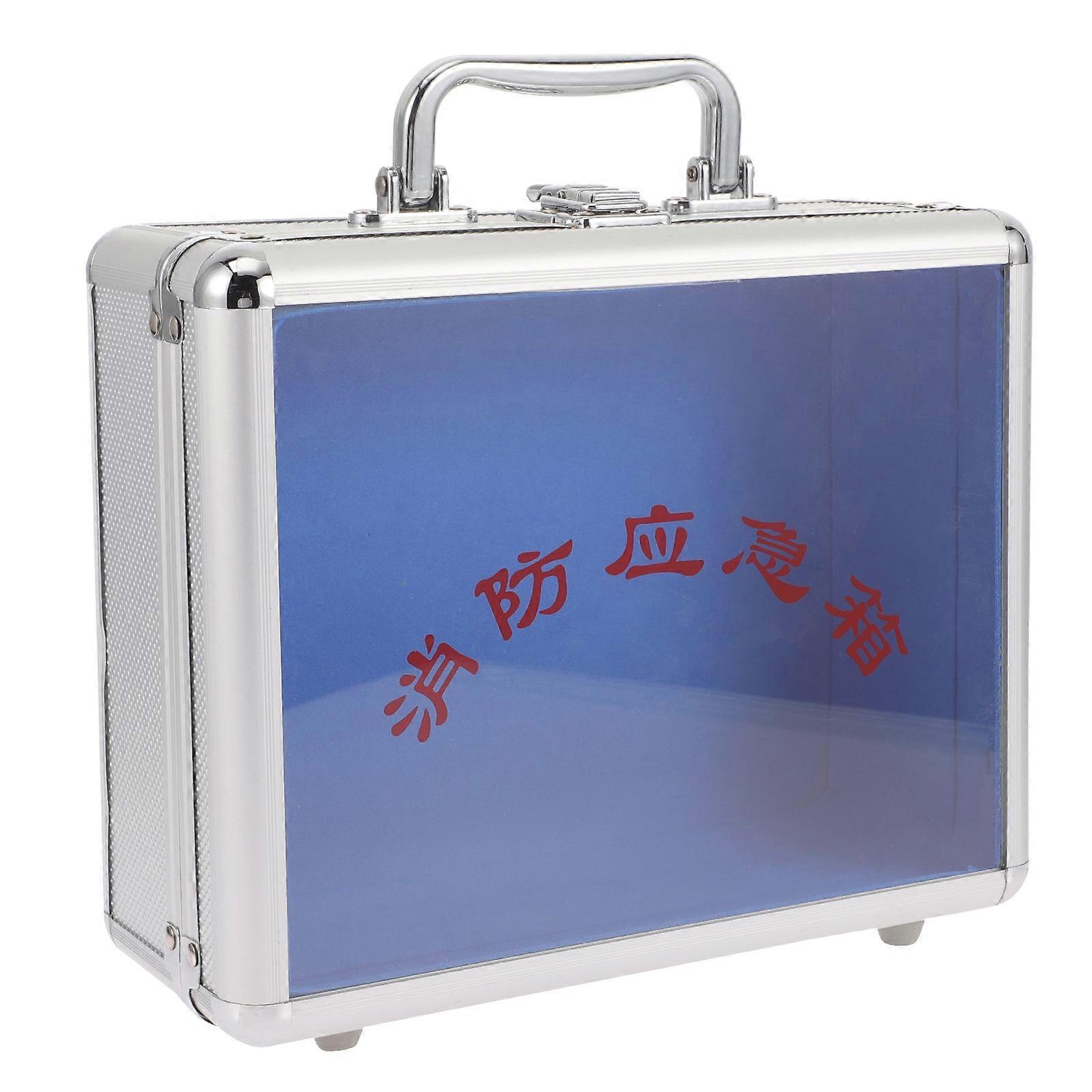 Aluminium Case Fireproof Box Emergency Situations Acrylic Material Seamless Design Tool Storage 1Pack