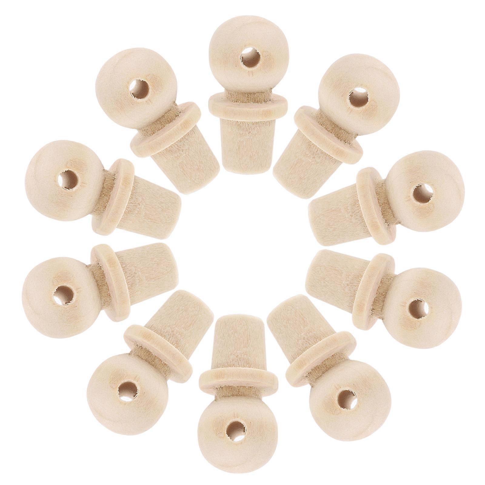 20 Pcs Unfinished Wood Finials Ideal For Furniture And Crafting With Gourd Shape Attributes Ensuring And Comfort