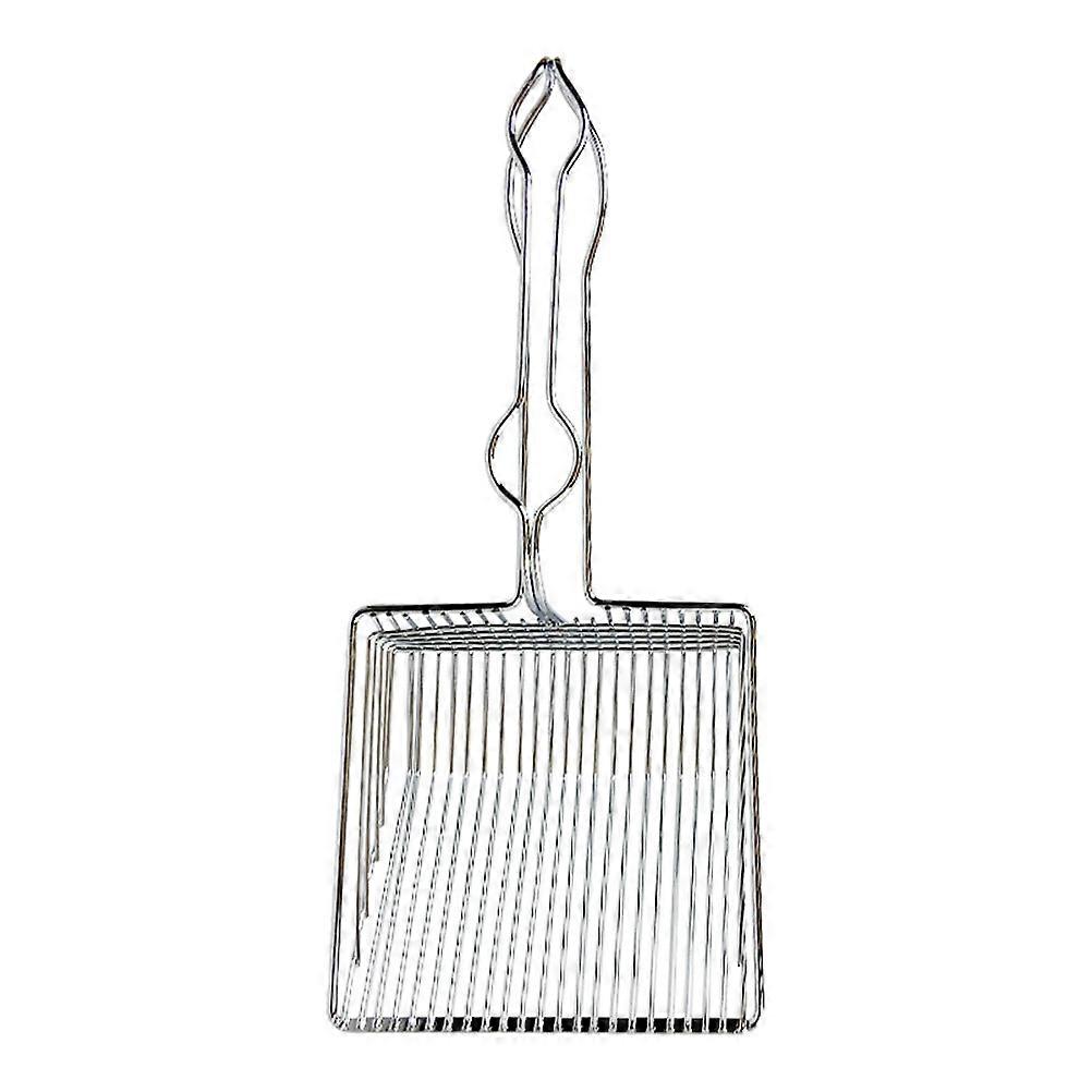 Stainless Cat Litter For Cat Litter Cleanup With Curved Handle 33X15Cm 1Pack