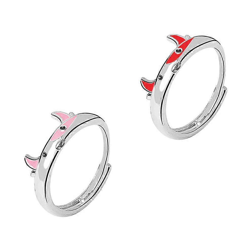 Creative Ox Year Adjustable Ring Copper Opening Ring 4Pcs