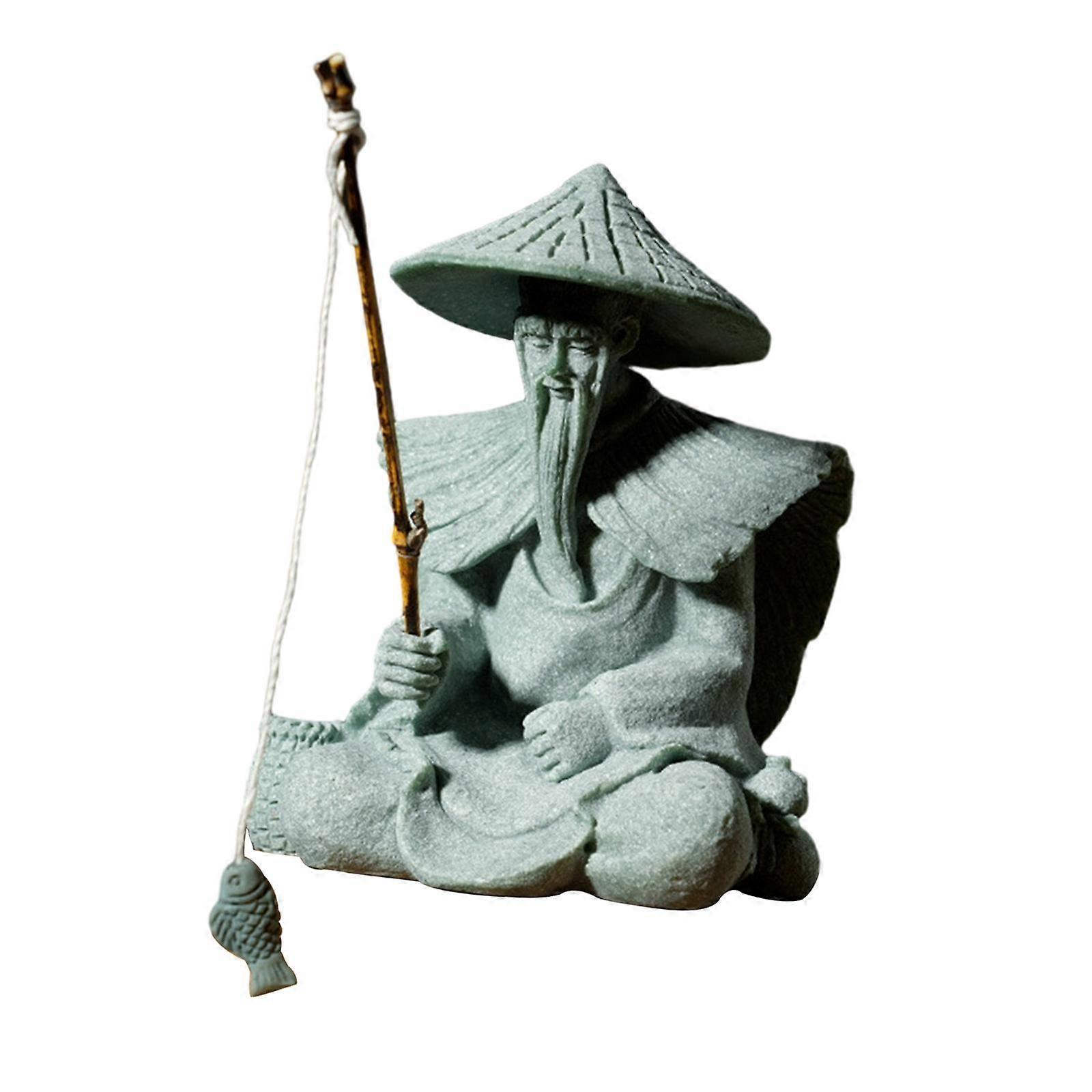 Miniature Figurine Sandstone Statue for Micro Landscape Balcony Courtyard