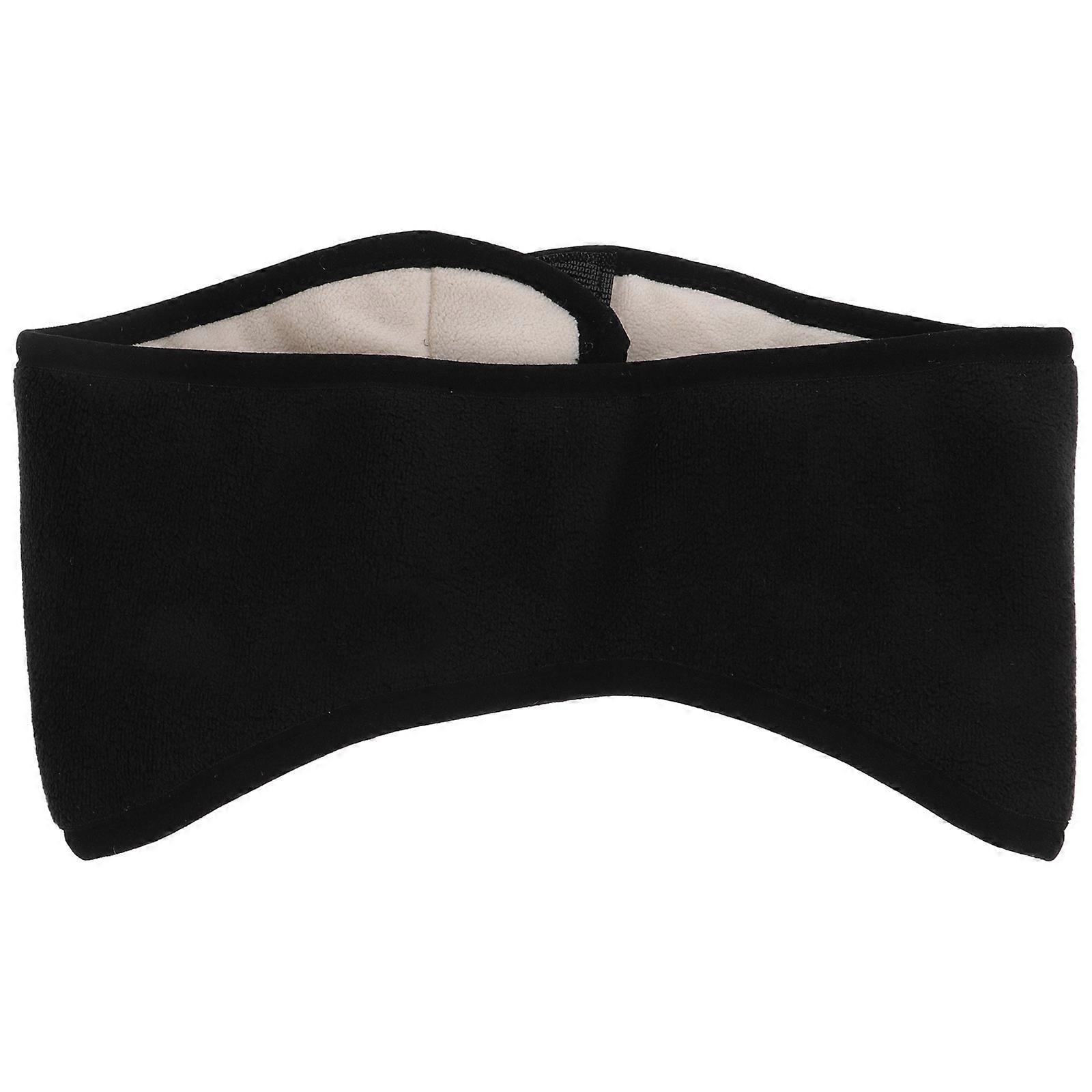 Noise Isolation Sleeping Earmuff Headband for Sleeping and Studying in Black Material with 1Pcs