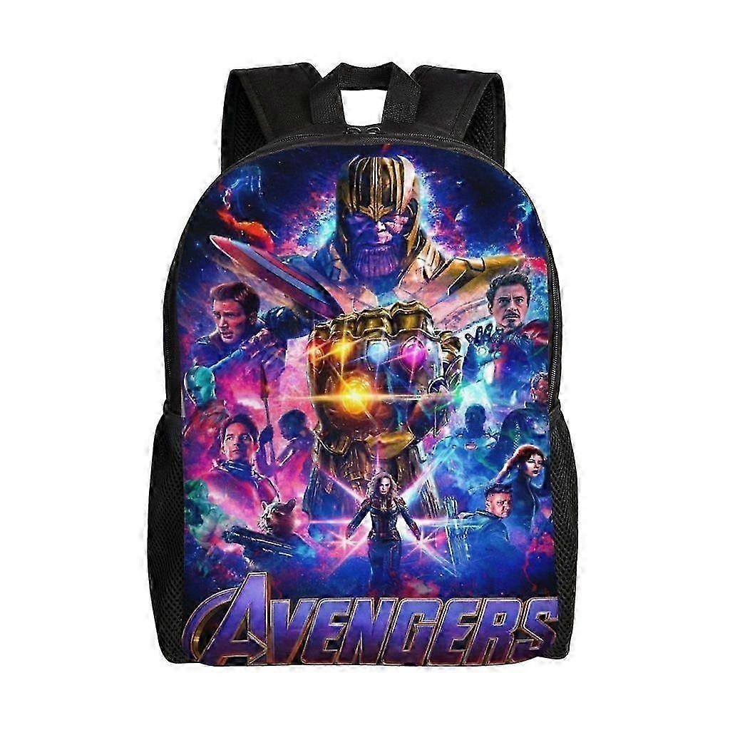 Plecak Avengers Endgame Tornister szkolny dla nastolatków Płócienna torba na plecak na notebooka Unisex-hjka2357
