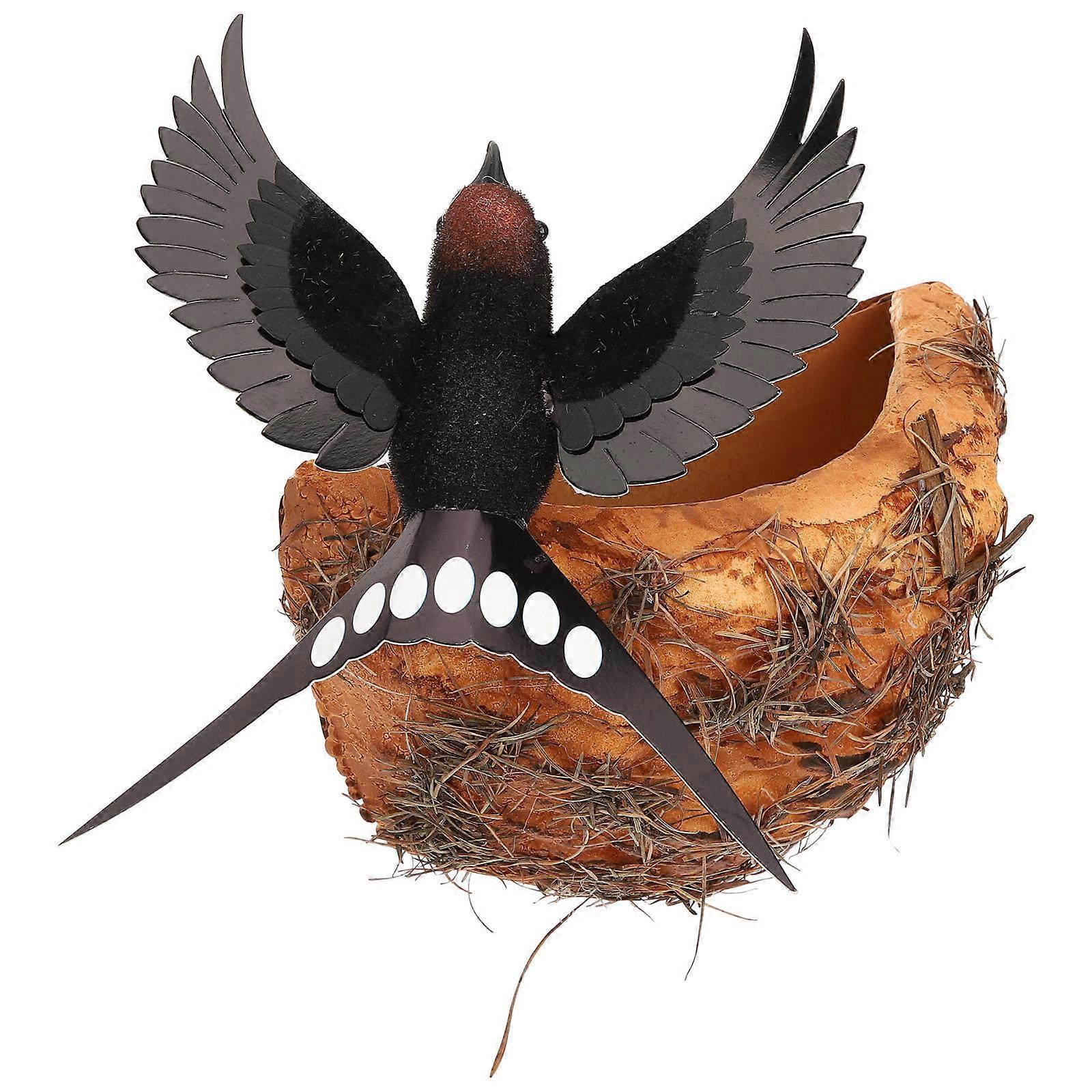 Simulation Bird Nest Decor for Decoration 1Set Creative Home Ornament