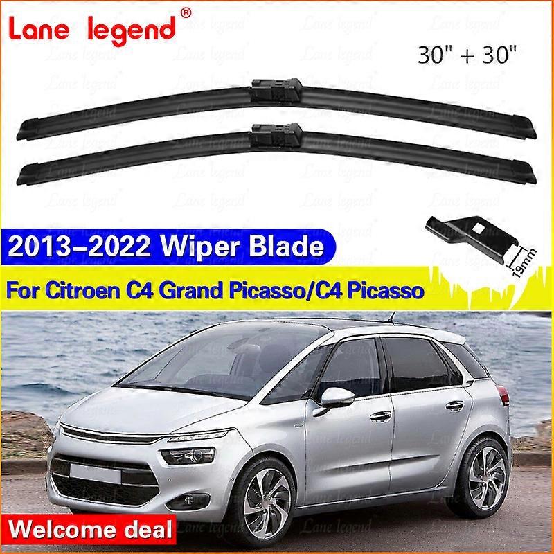 Applies to For Citroen C4 Grand Picasso / C4 Picasso MK2 2013-2022 Front Wiper Blades Windshield Windscreen Window 30"+30" Car Accessories
