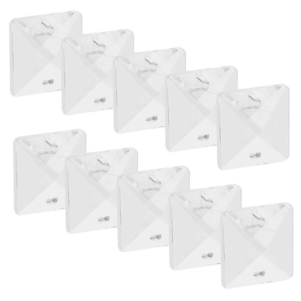 Small Acrylic Craft Beads Mini Ceiling Light Ornaments for Home Decor 40Pcs