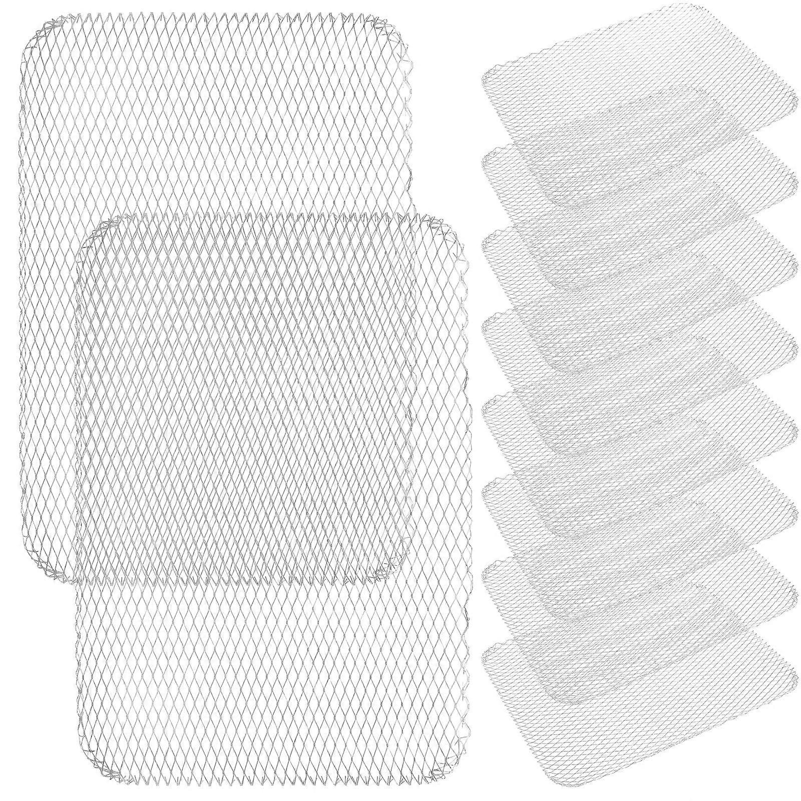 Rectangular BBQ Grilling Mats 20 Pcs Made From Durable Aluminum For Use In Grills And Ovens Ideal For Meat And Vegetables With Non-stick Properties