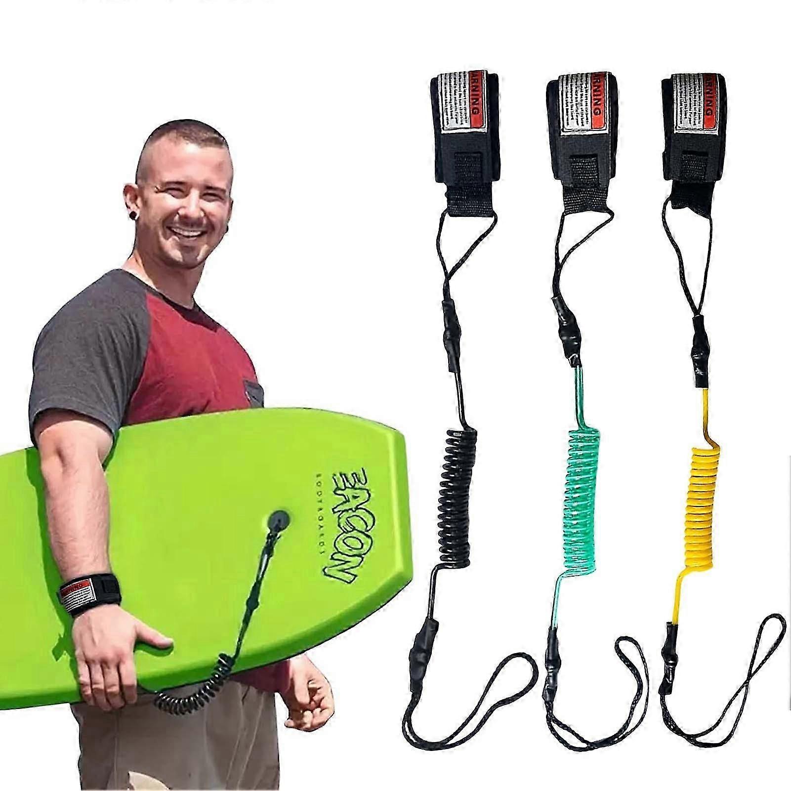 Safety Surf Board Leashes Easy Pull Tab Adjustable All-Round Leash Suitable for Training Exercise