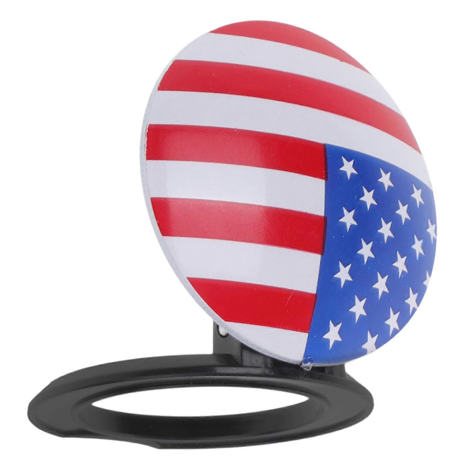 Automotive Decoration Engine Start Button Cover Protective Cover Featuring American Flag Design For Car Start Button In Square Shape 1Pack