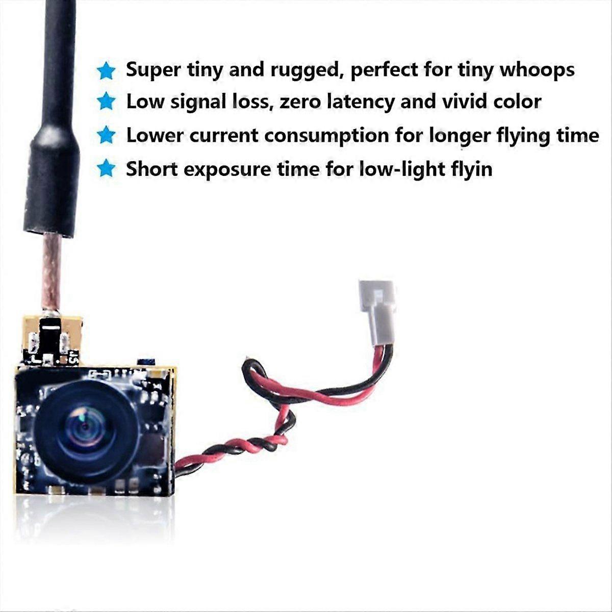 Micro-Type AIO 800TVL Camera 5.8GHz 25mW FPV  mitter with Dipole Brass Antenna Combo for FPV Quadcopter Drone 701U-C