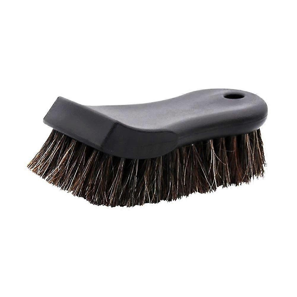 Brosse de nettoyage douce pour siège et coussin d'auto avec poils en crin de cheval