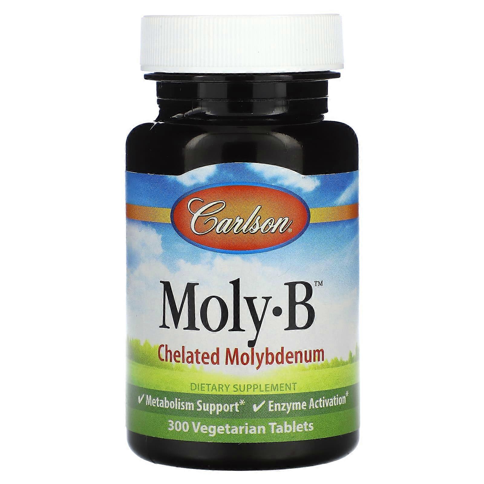 MolyÃÂÃÂ¬ÃÂ¢ÃÂÃÂB,  Chelated Molybdenum, 300 Vegetarian Tablets