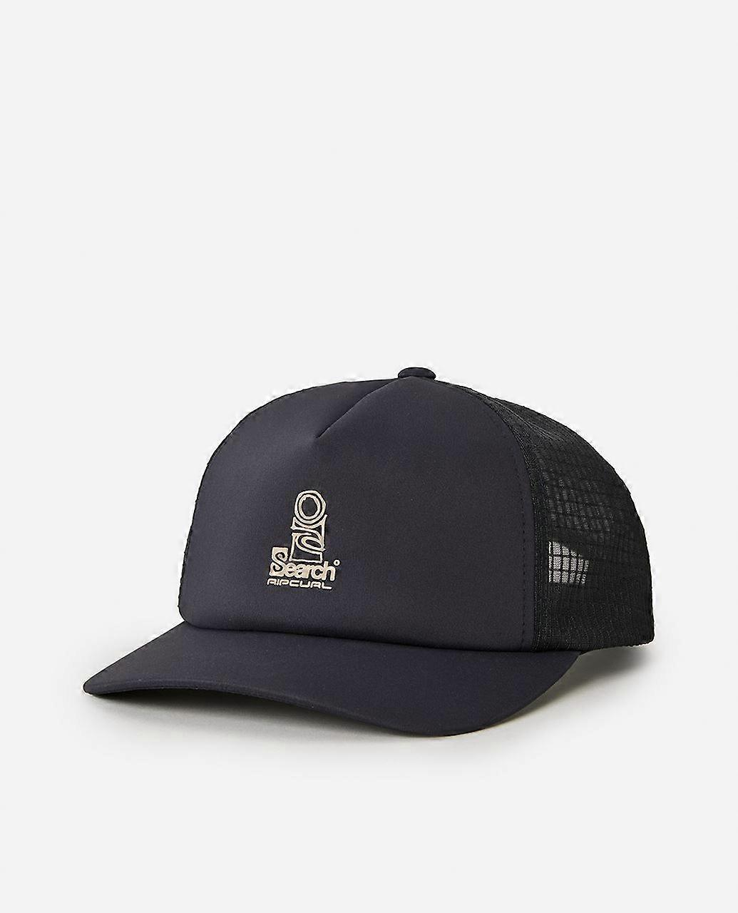 Rip Curl Vaporcool Search Trucker Black Mens Curve Cap