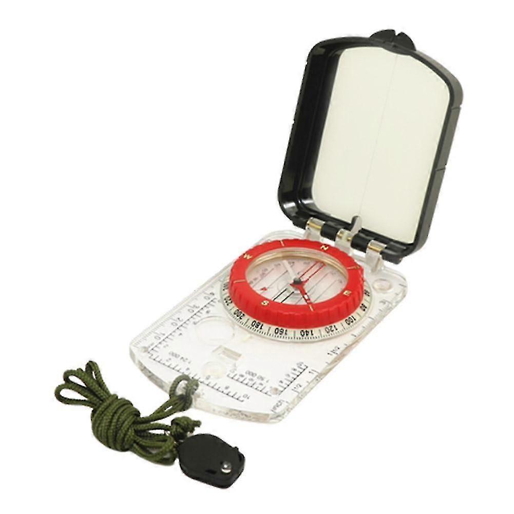 Sighting Map Compass with Adjustable Declination Orienteering Baseplate Outdoor