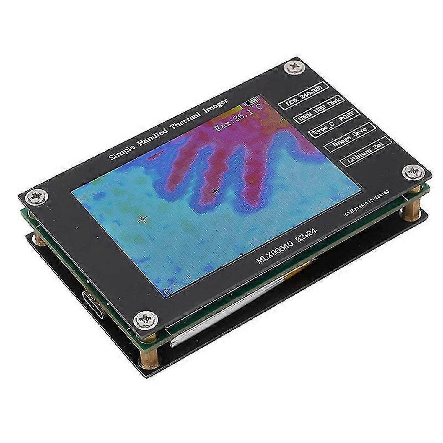 Thermal Imager, 2.8Inch Thermal Imager Infrared Camera, 320X240,  40℃ To +300℃, Built in SPI Flash C