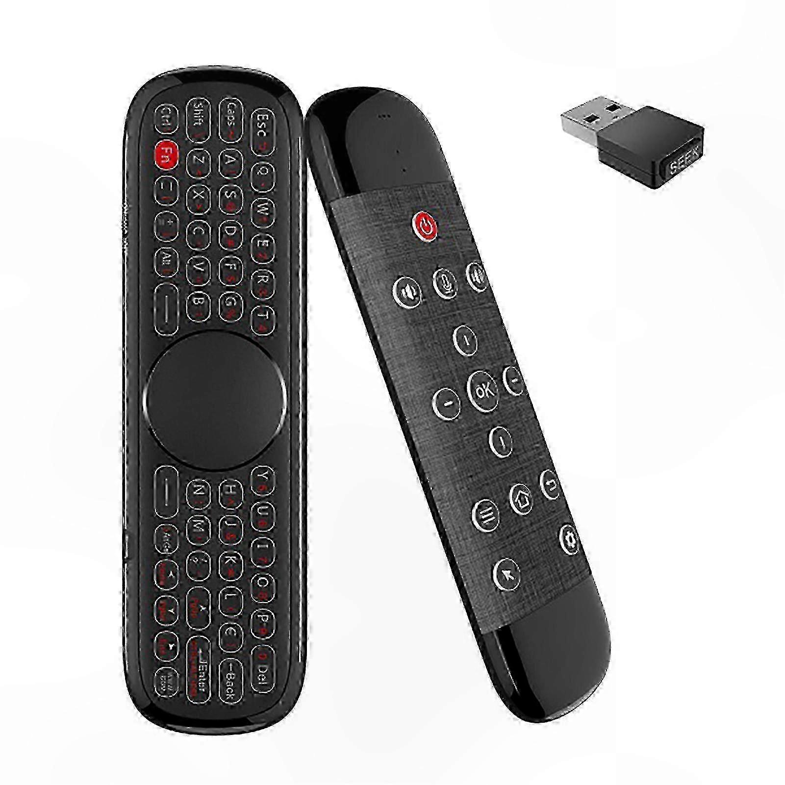 Wireless Keyboard with Touchpad and Air Mouse Function for Smart TV Remote Control