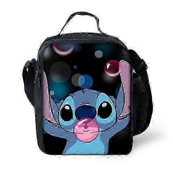 Kid Lilo And Stitch Lunch Bag School Office Lunch Box Picnic Pack 25-26