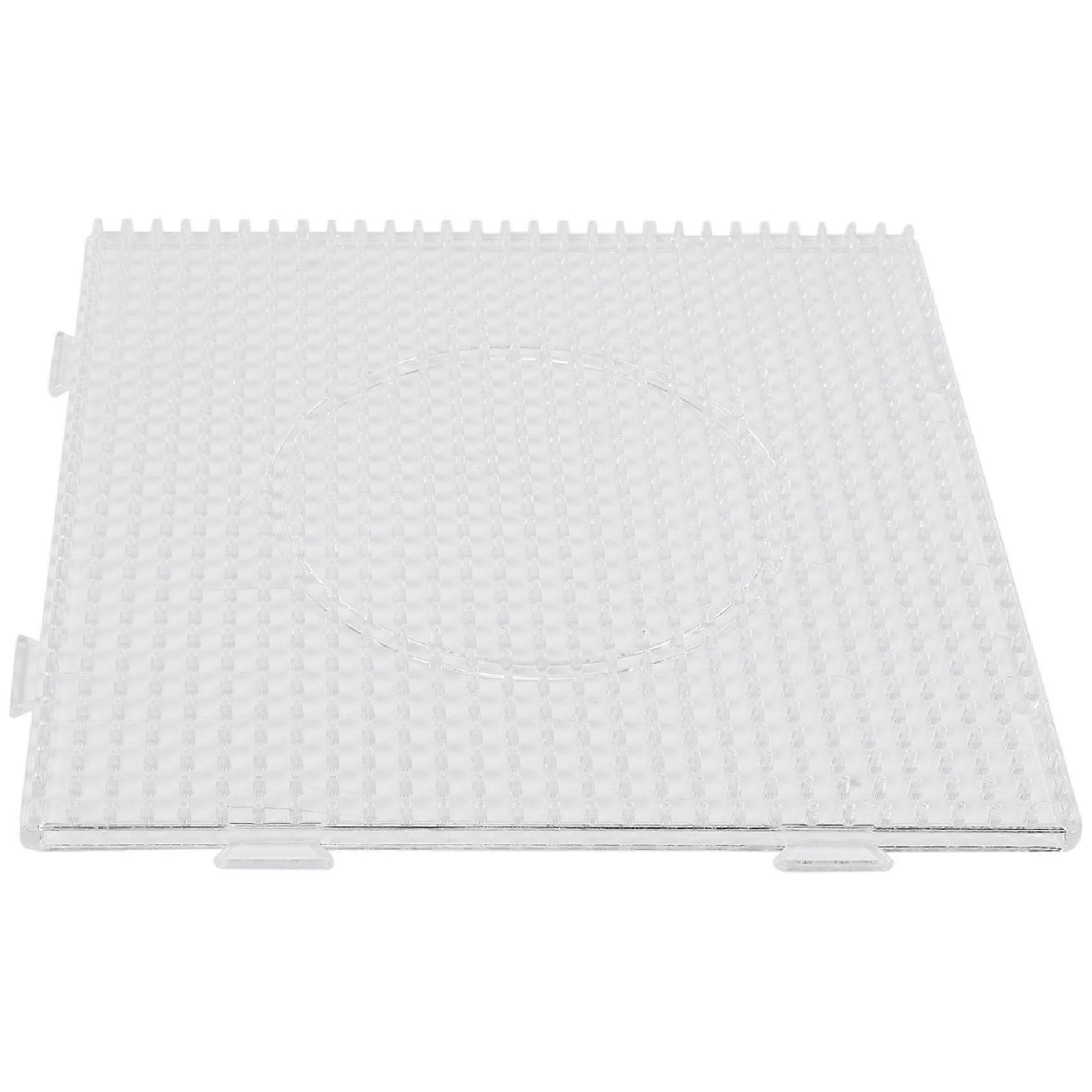 4x Clear 145x145mm Square Large Pegboards Board Fuse Bead