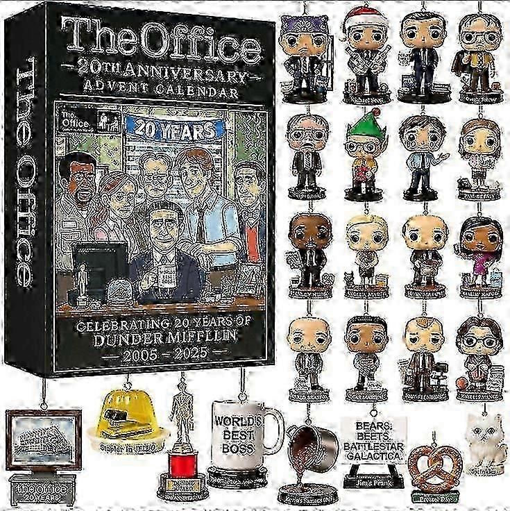 2025 Calendários do Advento de Natal Decoração Acrílico Estilo Completo