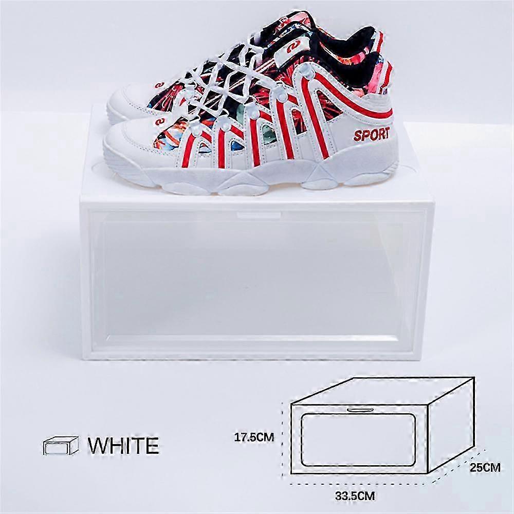 Clear Stackable Shoe Storage Boxes - Dustproof Organiser for UK Homes and Sneaker Collections