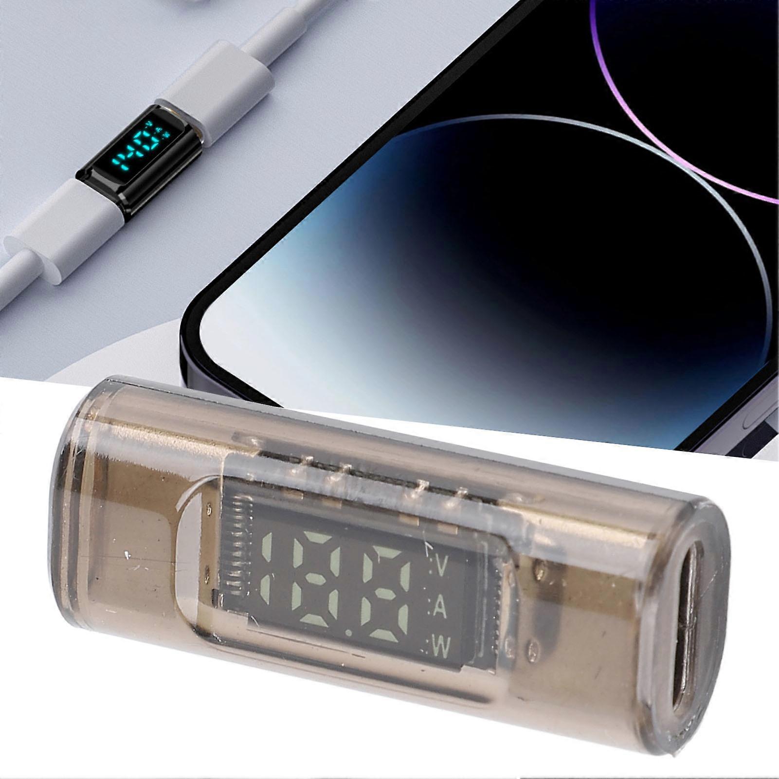 USB C Adapter 140W PD3.1 Fast Charging USB4.0 Type C Female to Female Converter with Digital Display for Laptop Phone 