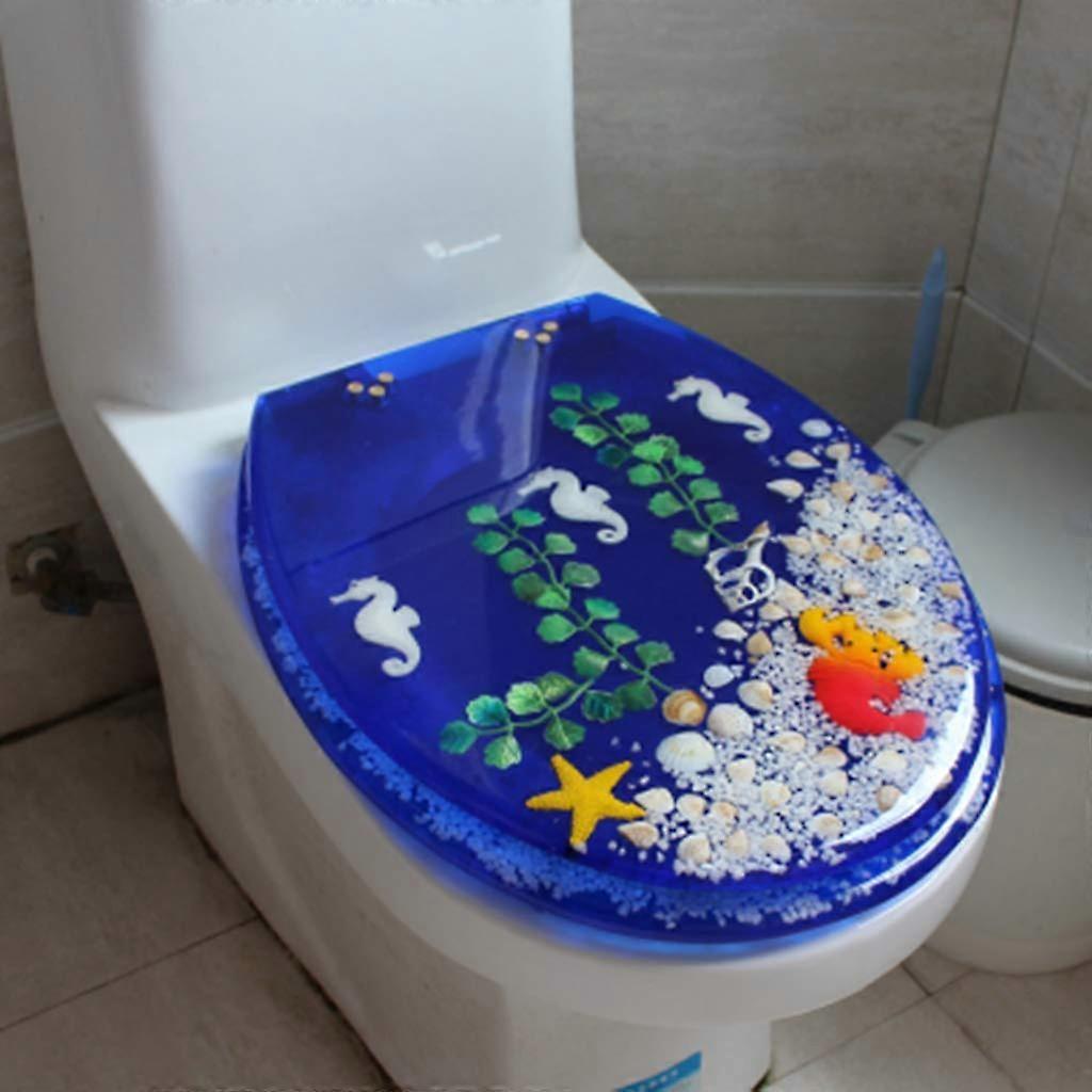 Toilet Seat Round Front Colorful Standard Resin SlowClosing Lid QuietClosing Seat QuickRelease Hinges C(H)