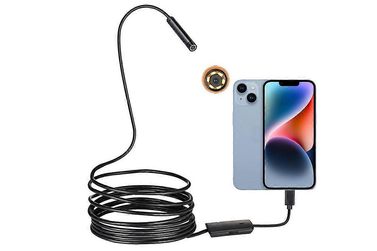 Direct Plug To iPhone iOS Borescope Endoscope Inspection Camera Water-Resistant