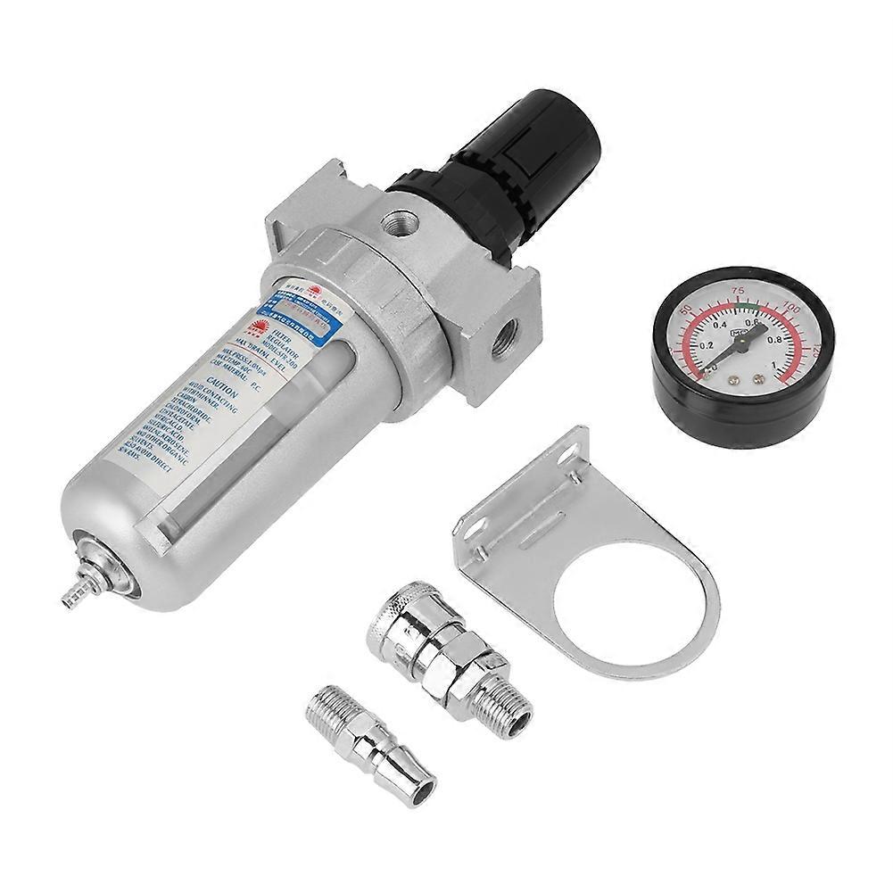 Rc1/4" Air Compressor Moisture Water Trap Filter Regulator with Mount Connection